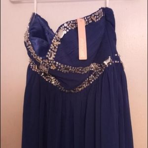 New with tags blue formal dress
